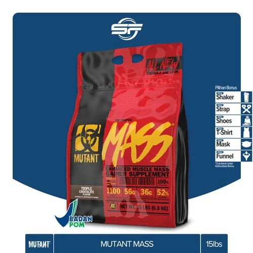 OUTLET MUT MUTANT MASS 15 LBS STRAW BANANA BOLSA POCO ROTA CAD 07/28