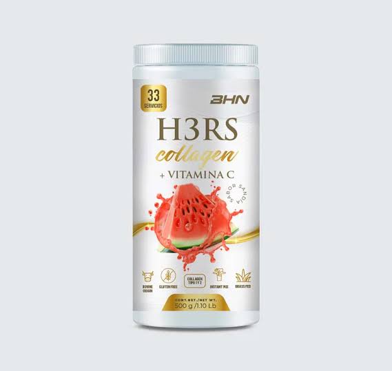 BHN H3RS COLAGENO+ VITAMINA C SANDIA 500 GRS