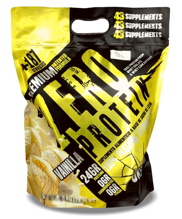 43 ZERO PROTEIN BAG 13.2 LBS VAINILLA