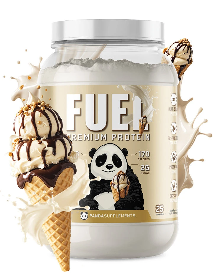 PANDA FUEL PREMIUM PROTEIN 2 LBS ICE CREAM SUNDAE CONE