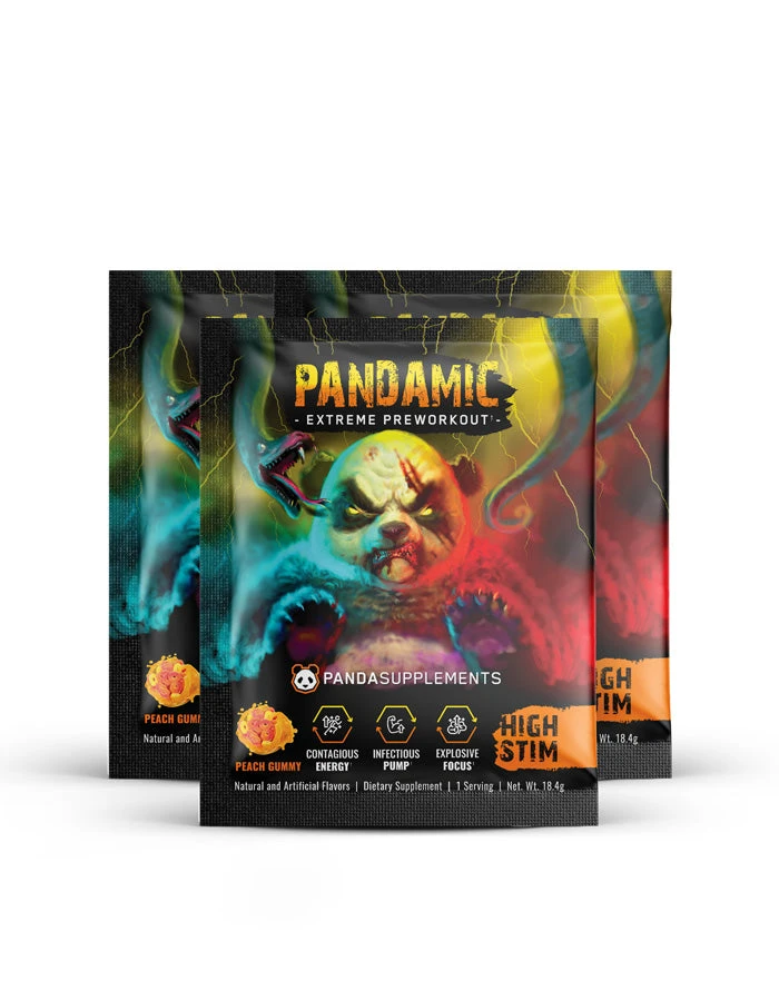 PANDA PANDAMIC EXTREME PWO 25 SERV PEACH GUMMY RINGS
