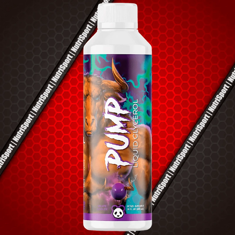PANDA PUMP JUICE 16 OZ GRAPE COOLER "NUEVO SABOR"