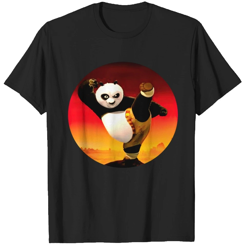 PANDA ROPA T-SHIRT PANDA HEAD BLACK (XL)