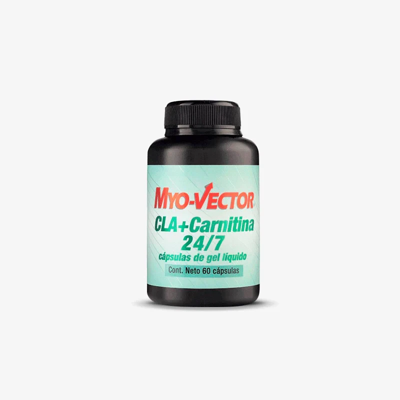 PBS MYO-VECTOR CLA + CARNITINA 24/7 120 GEL CAPS  *BAJAN DE PRECIO*