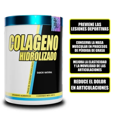 BHP COLAGENO HIDROLIZADO ULTRA 30 SERV UVA