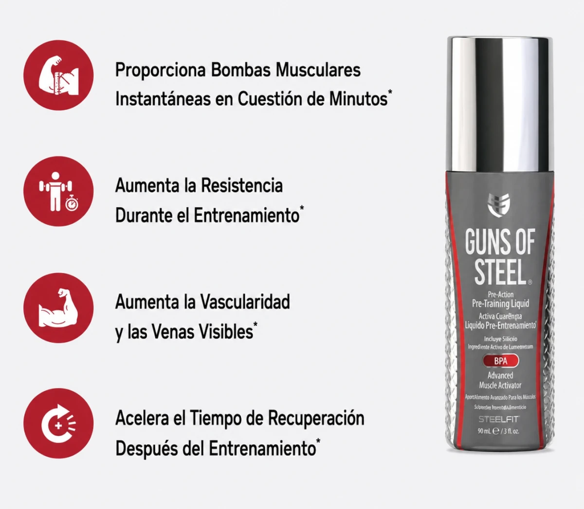 PRO GUNS OF STEEL 3 OZ