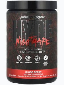 PROSUPPS HYDE NIGHTMARE PWO 30 SERV BLOOD BERRY