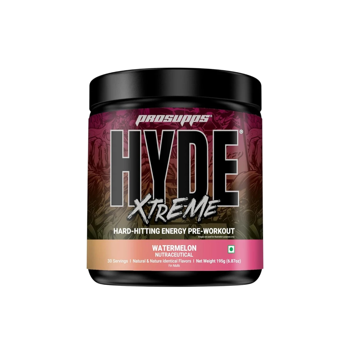 PROSUPPS HYDE XTREME 30 SERV WATERMELON