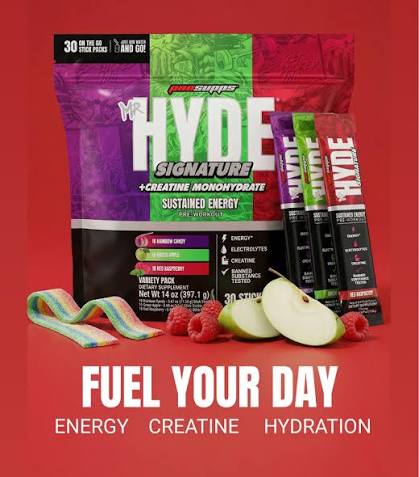 PROSUPPS MR HYDE SIGNATURE VARIETY PREWORKOUT + CREATINE PACK 30 STICK PACKS