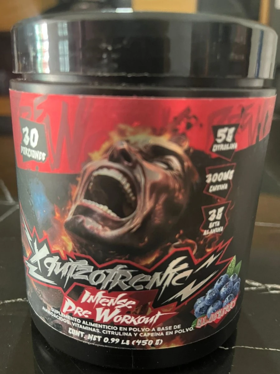 PSYCHOZIS XQUIZOFRENIK PRE WORKOUT 450 GRS BLUEBERRY *NUEVO*
