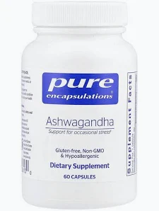 PURE KSM-66 ASHWAGANDHA 600 MG 90 CAPS *NUEVO*