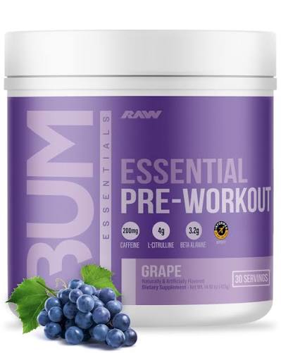 RAW CBUM ESSENTIAL PWO 30 SERV GRAPE
