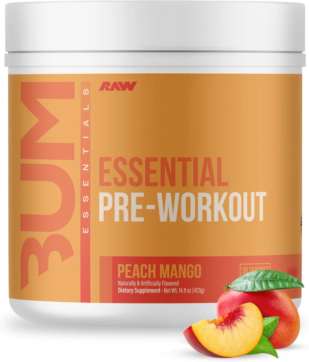 RAW CBUM ESSENTIAL PWO 30 SERV PEACH MANGO