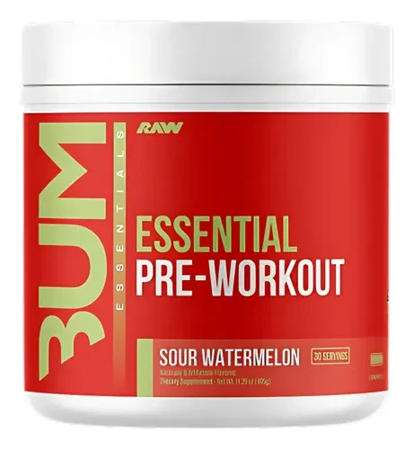 RAW CBUM ESSENTIAL PWO 30 SERV SOUR WATERMELON