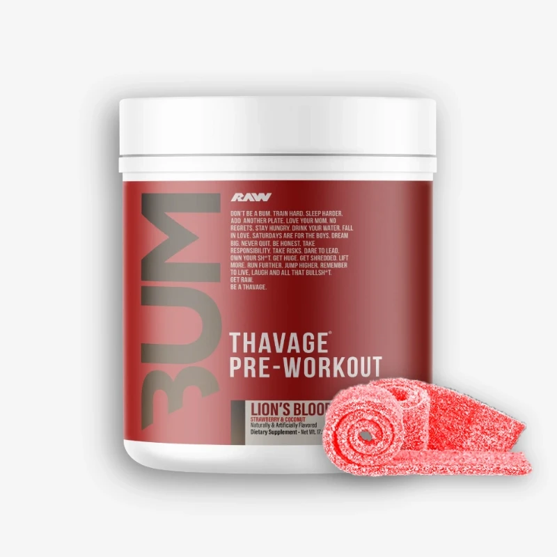 RAW CBUM THAVAGE PWO 40 SERV  LIONS BLOOD *NUEVO*