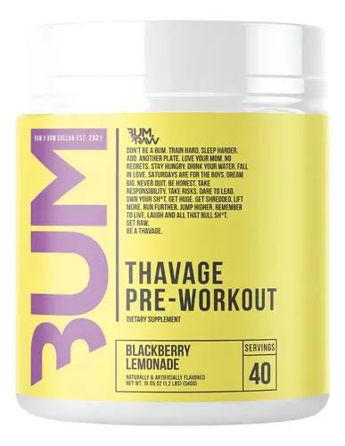 RAW CBUM THAVAGE PWO 40 SERV BLACK BERRY LEMONADE