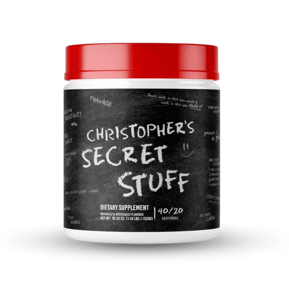 RAW CBUM THAVAGE PWO 40 SERV CHRIS SECRET STUFFF WHITE CHERRY