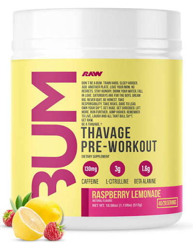 RAW CBUM THAVAGE PWO 40 SERV RASPBERRY LEMONADE