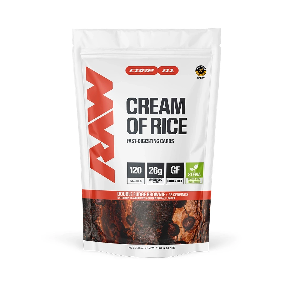 RAW CREAM OF RICE 25 SERV DOUBLE FUDGE