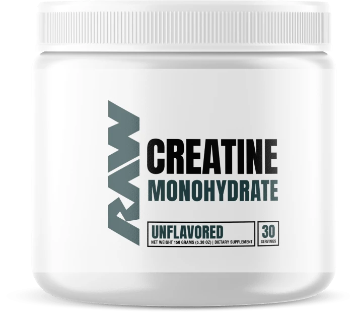 RAW CREATINE MONOHYDRATE 30 SERV UNFLAVORED