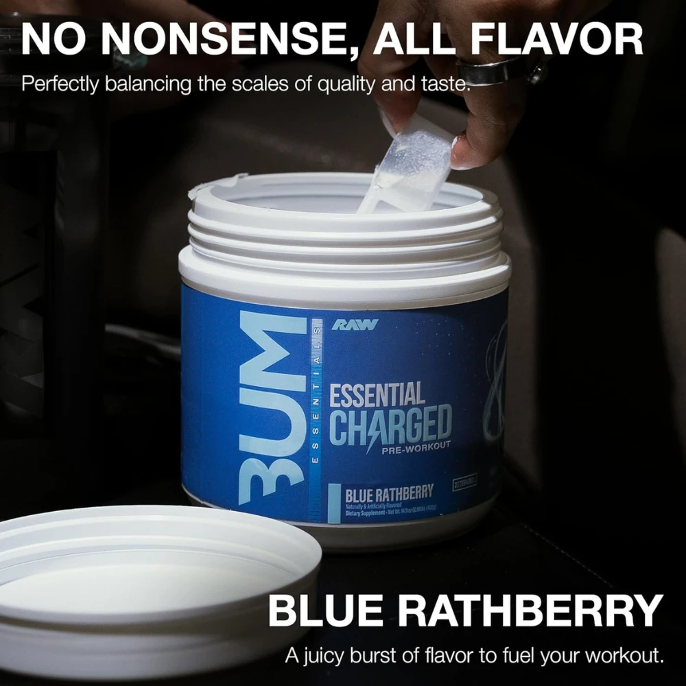 RAW ESSENTIAL CHARGED 25 SERV BLUE RATHBERRY