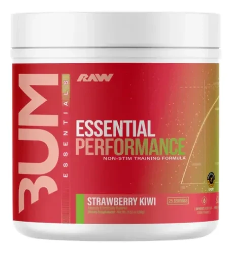 RAW ESSENTIALS PERFORMANCE 25 SERV STRAWBERRY KIWI