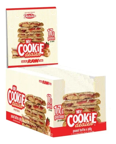 RAW MY COOKIE DEALER 113 G 12 PACK PEANUT BUTTER & JELLY *OFERTA*
