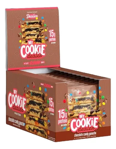 RAW MY COOKIE DEALER 63 GRS 12 PACK CHOCOLATE CANDY GANACHE *CAD 09/26 REBAJADO 50%*