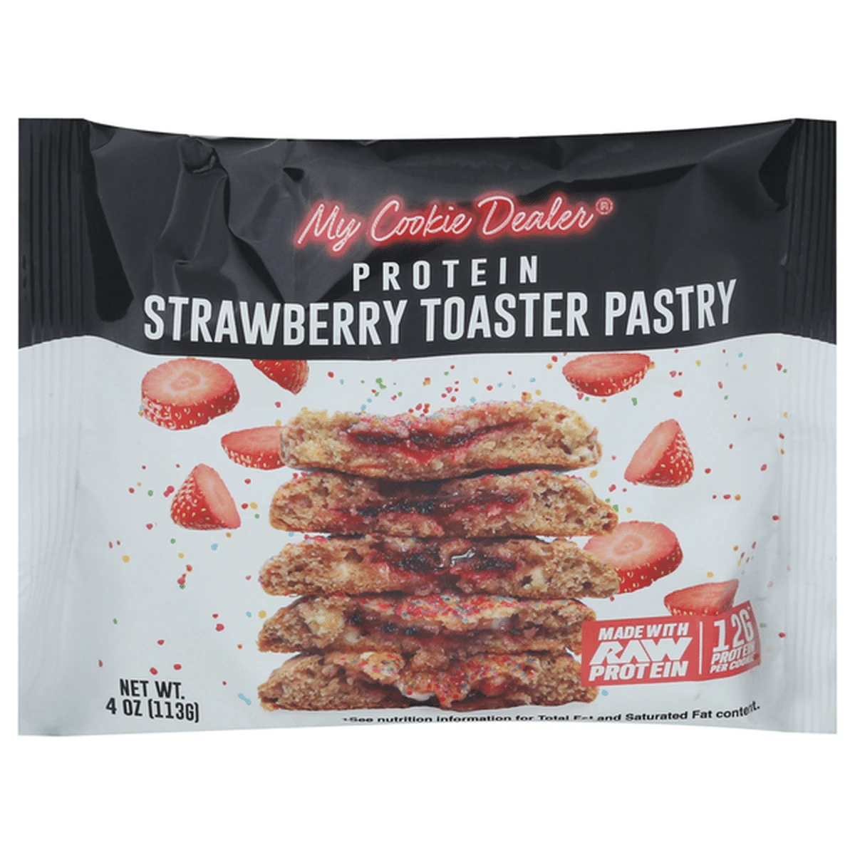 RAW MY COOKIE TOASTER PASTRY FROSTED 1 PIEZA STRAWBERRY