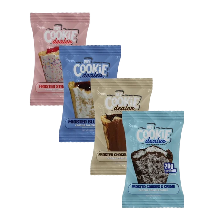 RAW MY COOKIE TOASTER PASTRY FROSTED 12 PACK CHOCOLATE DONUT