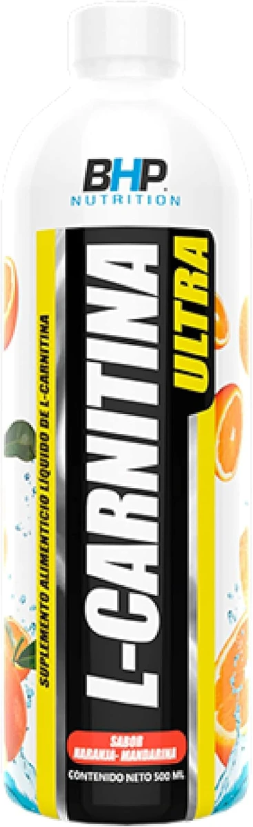 BHP L-CARNITINA LIQUIDA ULTRA 500 ML NARANJA- MANDARINA