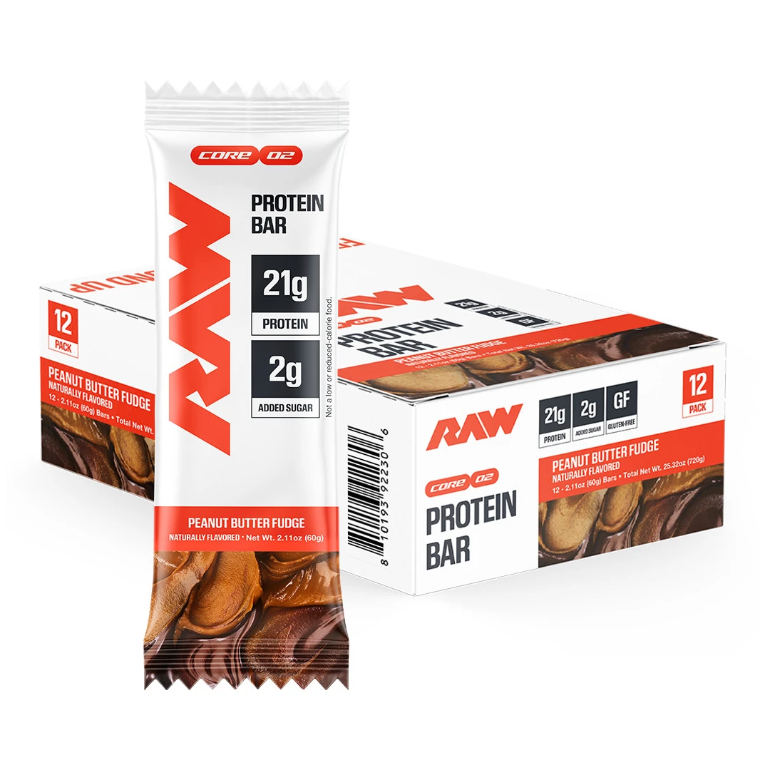 RAW PROTEIN BAR 1 PZA PEANUT BUTTER FUDGE