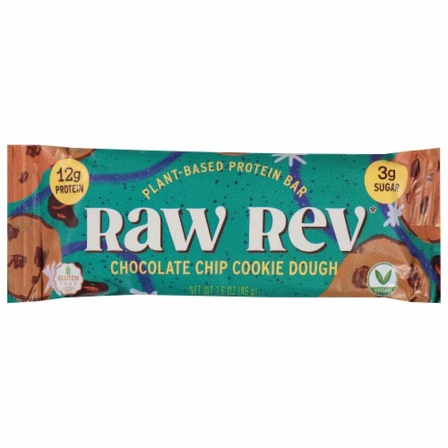 RAW PROTEIN BAR 12 PACK DARK CHOCOLATE COOKIE BUTTER *NUEVO*