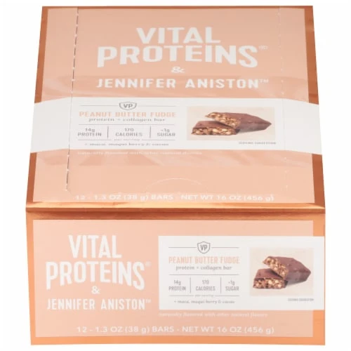 RAW PROTEIN BAR 12 PACK PEANUT BUTTER FUDGE  *NUEVO*