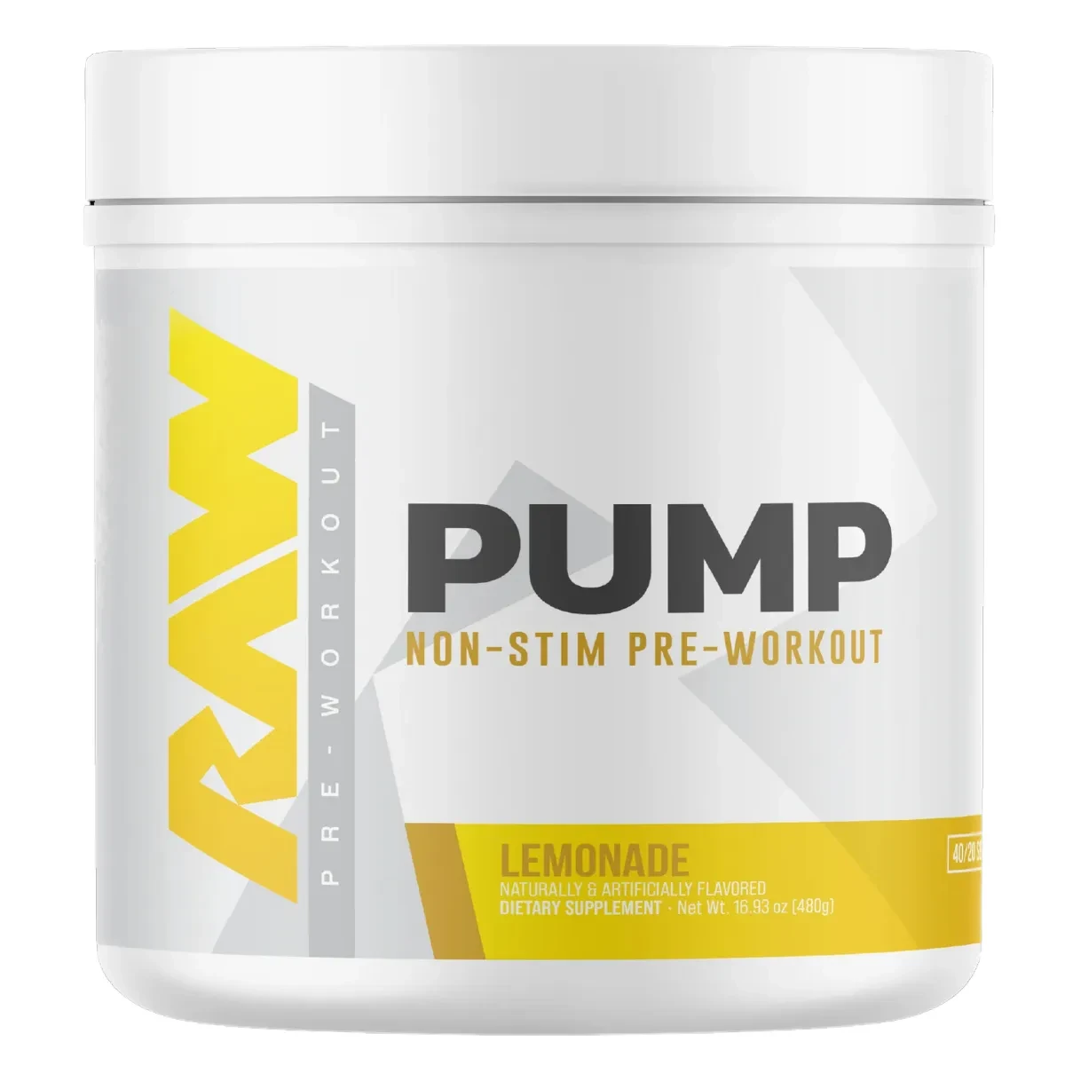 RAW PUMP 40 SERV NON-STIM CHAMPION MENTALITY *EDICION LIMITADA*