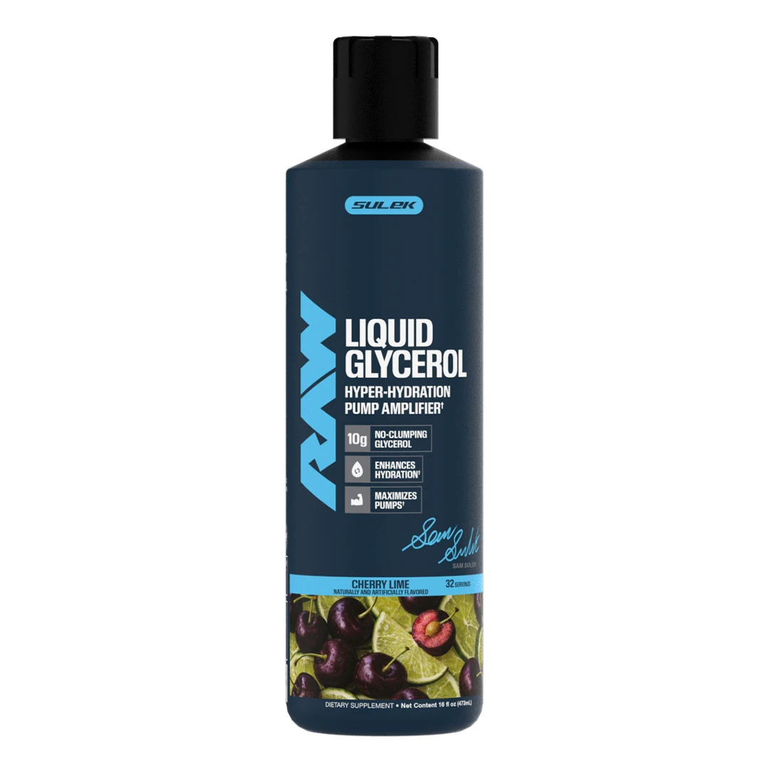 RAW SAM SULEK LIQUID GLYCEROL 473 ML CHERRY LIME *NUEVO*