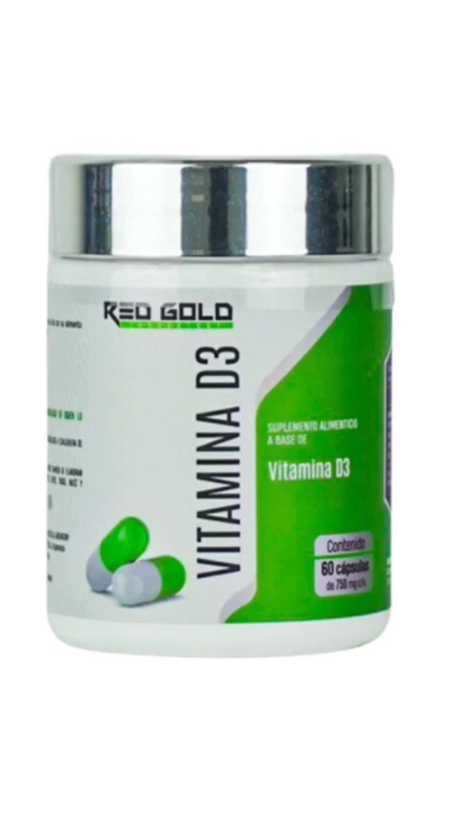 RED GOLD VITAMINA D3 60 CAPS