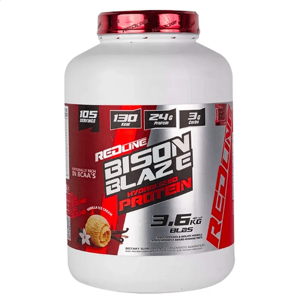 RED LINE BISON BLAZE PROTEIN HIDROLIZADA 8 LBS VAINILLA