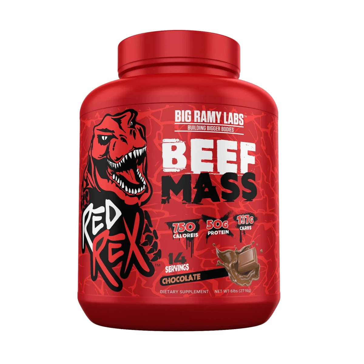RED REX BEFF MASS 6 LBS CHOCOLATE