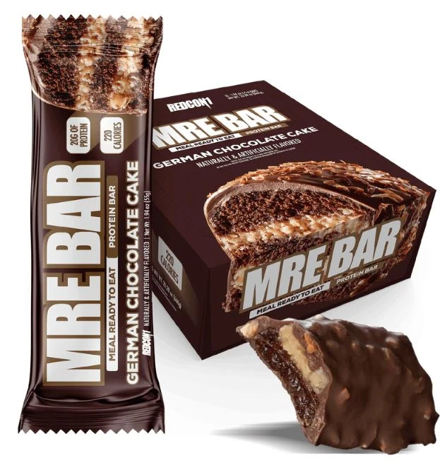 REDCON1 MRE BAR 12 BARS GERMAN CHOCOLATE CAKE