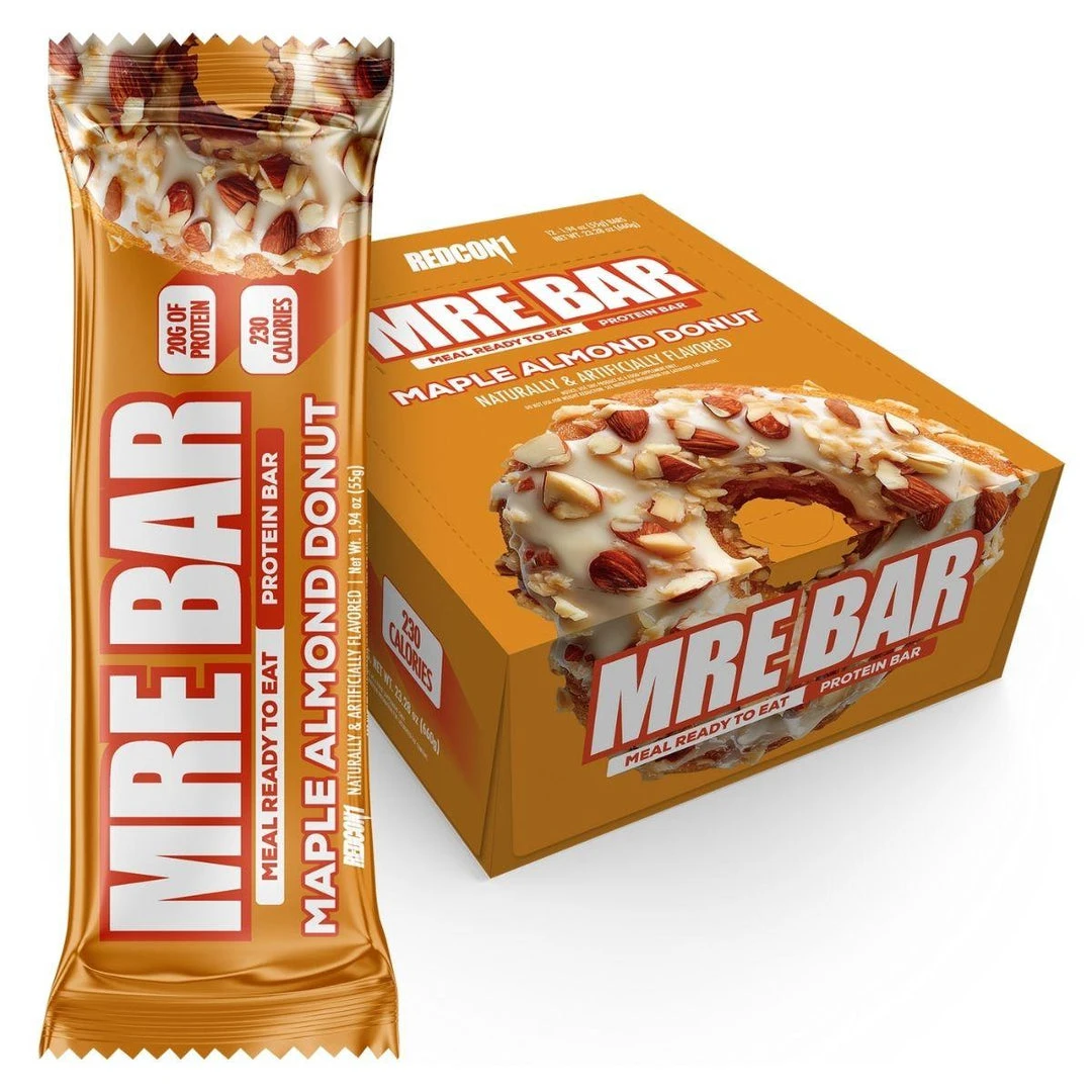 REDCON1 MRE BAR 12 BARS MAPLE ALMOND DONUT