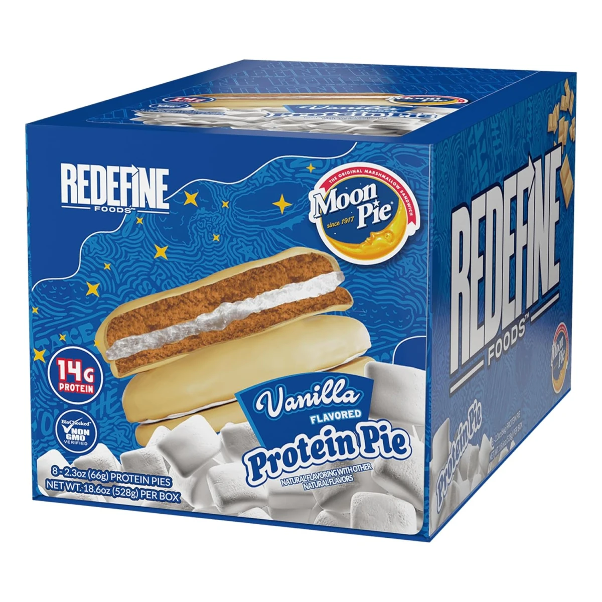 REDEFINE MOON PIE PROTEIN  8 CT BOX VAINILLA