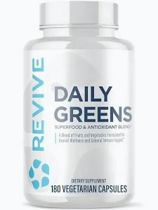 REV DAILY GREENS 180 CAPS