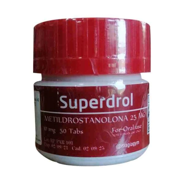 ROTTERDAM SUPERDROL METILDROSTANOLONA 25MG-50 TABS