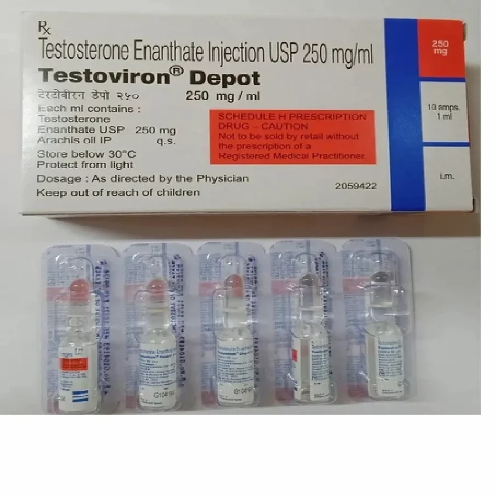 ROTTERDAM TESTOVIRON 250 TESTOSTERONE 250MG-10 ML VIAL *NVA PRESENTACION*