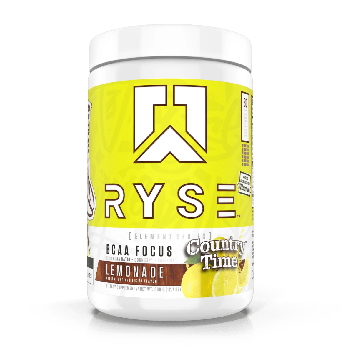 RYSE BCAA FOCUS 30 SERV SUNNY D COUNTRY TIME LEMONADE