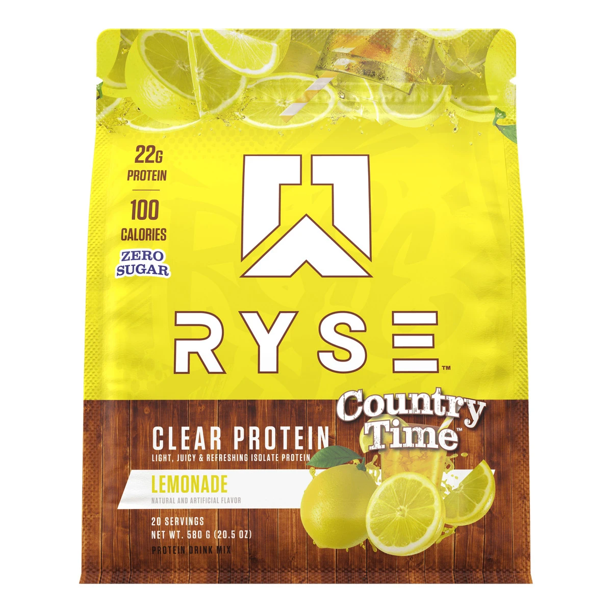 RYSE CLEAR PROTEIN 20 SERV COUNTRY TIME LEMONADE *NUEVO*