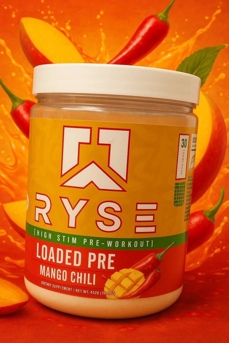 RYSE LOADED PRE 30 SERV MANGO CHILI *NUEVO SABOR*