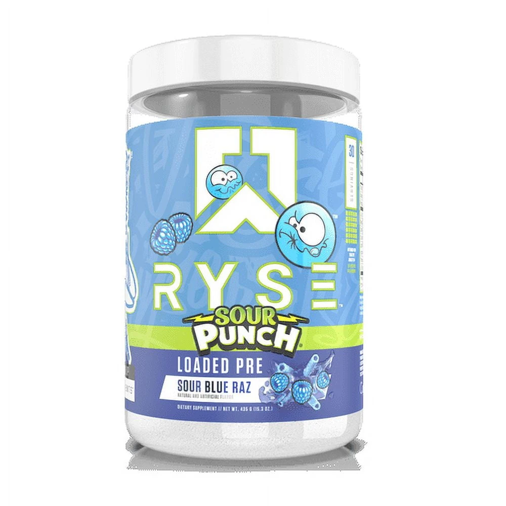 RYSE LOADED PRE 30 SERV SOUR PUNCH BLUE RAZ