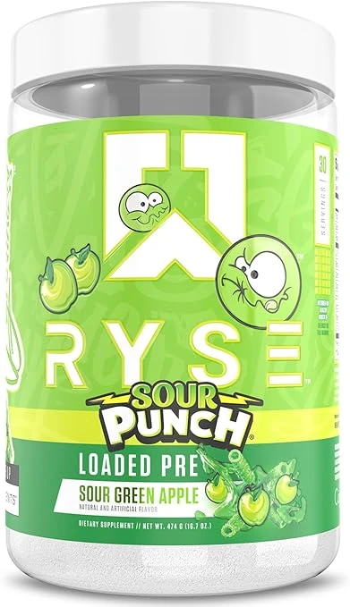 RYSE LOADED PRE 30 SERV SOUR PUNCH GREEN APPLE